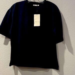 Zara Blue Short Sleeve Tee